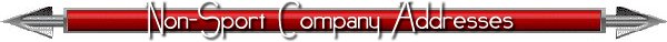 Non-Sport Card Companies